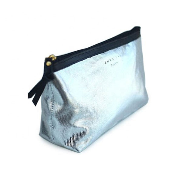 金屬皮革化妝包