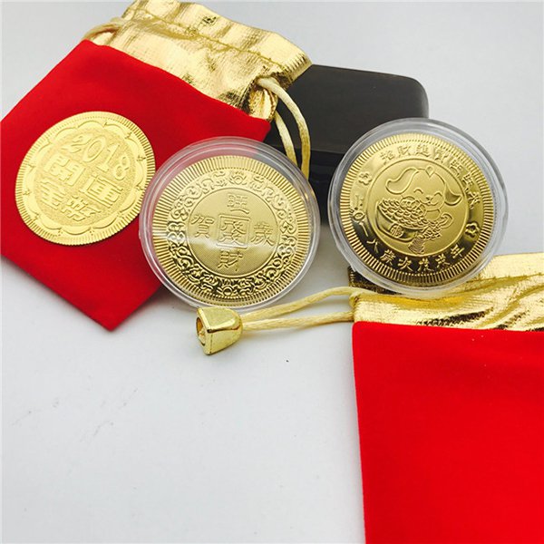 狗年金幣紀念幣-招財錢母