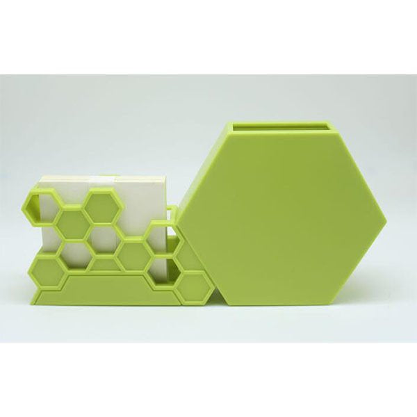 六角形蜂巢筆筒桌曆