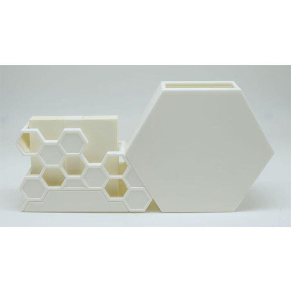 六角形蜂巢筆筒桌曆