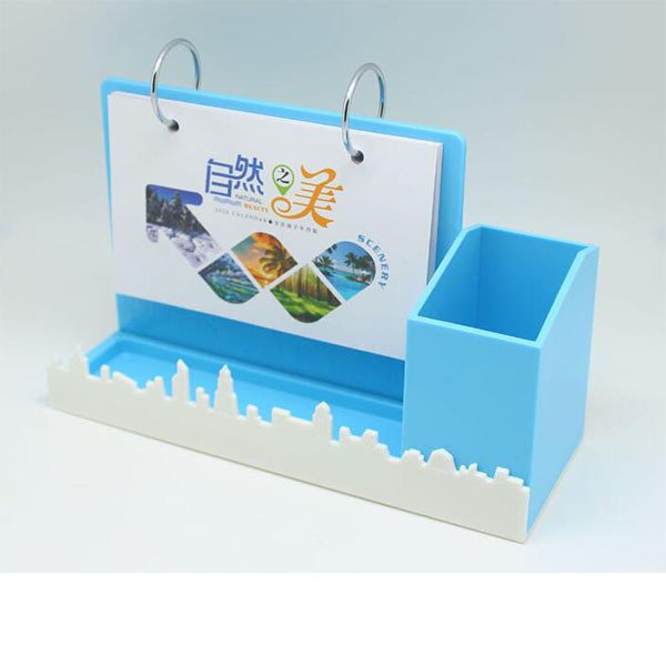 城市手機架筆筒桌曆