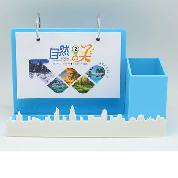 城市手機架筆筒桌曆