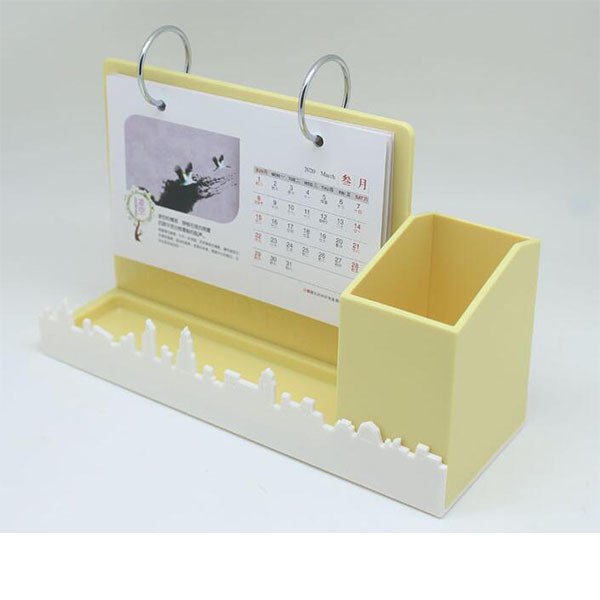 城市手機架筆筒桌曆