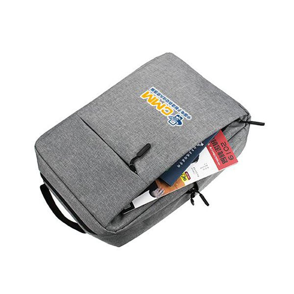 防潑水牛津布商務雙肩後背包