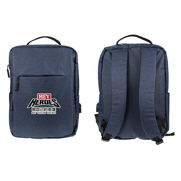 防潑水牛津布商務雙肩後背包