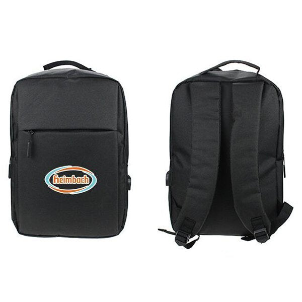 防潑水牛津布商務雙肩後背包