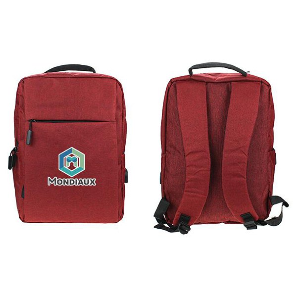 防潑水牛津布商務雙肩後背包