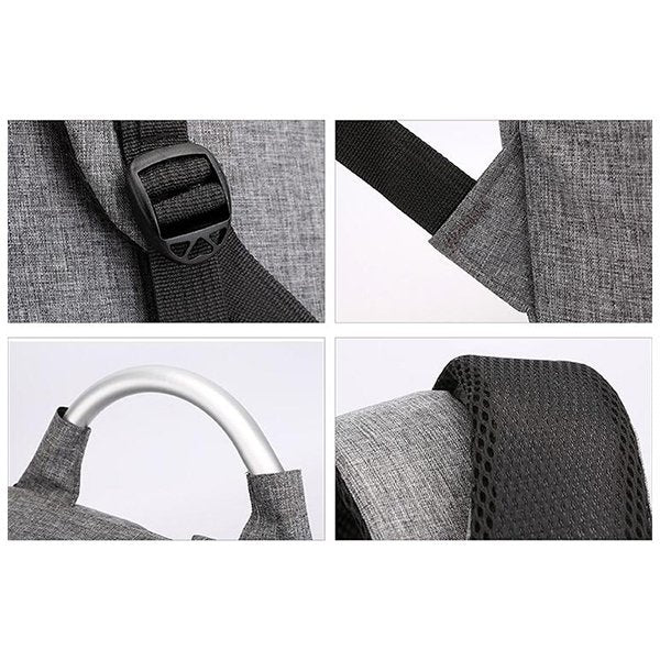 滌綸內襯手提雙肩後背包