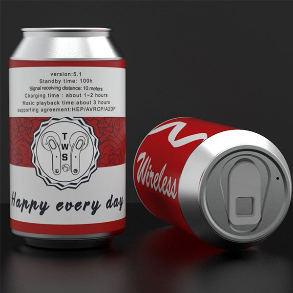 鋁罐造型藍芽無線耳機
