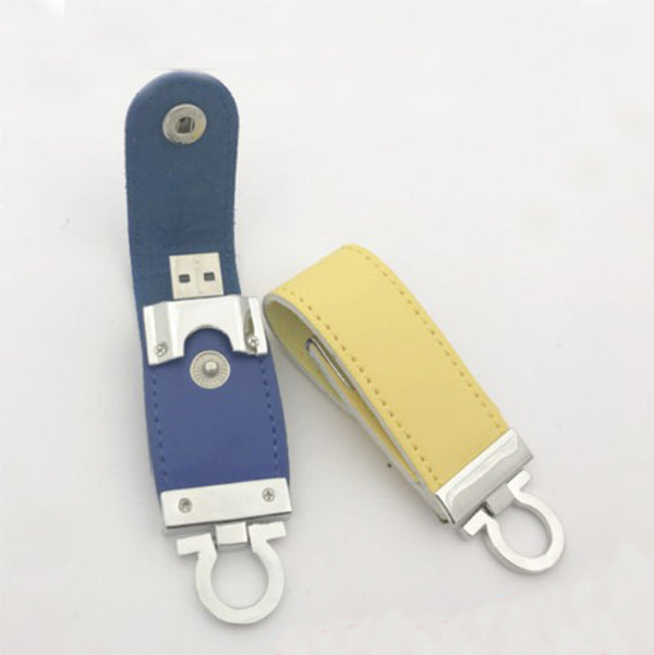 皮製隨身碟-翻頁扣式