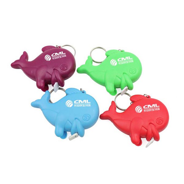 塑料鯨魚造型捲尺