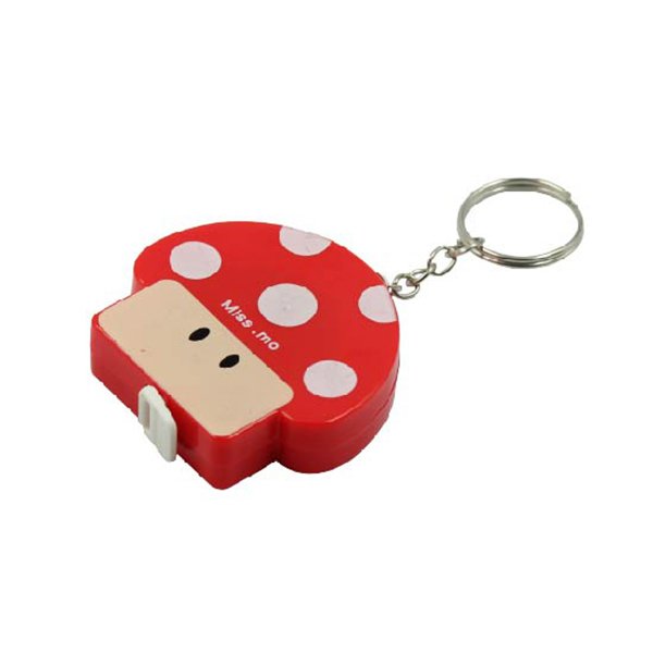 塑料小磨菇造型捲尺