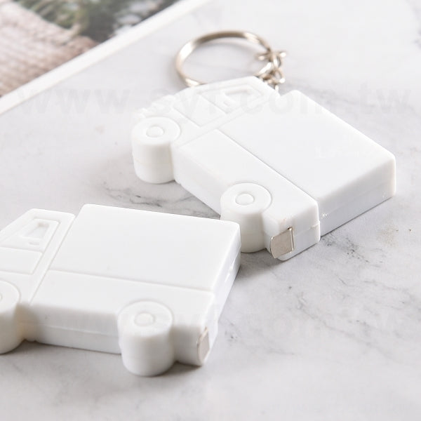 塑料貨車造型鐵捲尺-造型鑰匙圈