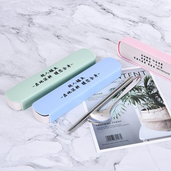 塑膠抽屜式小麥桔梗餐具組