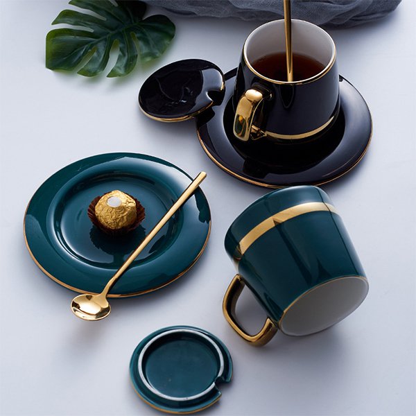 北歐風咖啡杯盤組