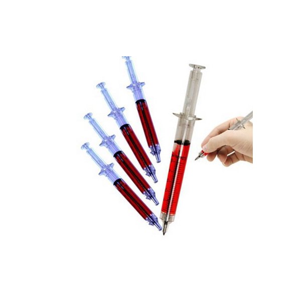 創意針筒造型圓珠筆