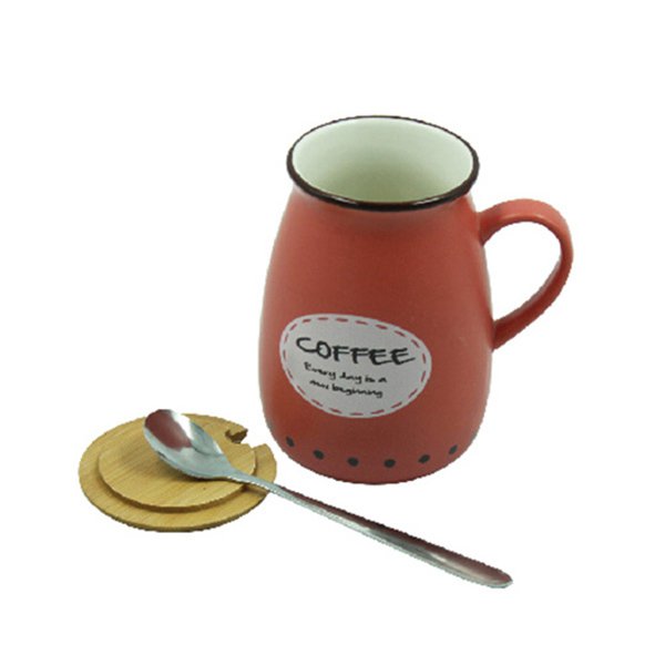 可愛牛奶陶瓷馬克杯