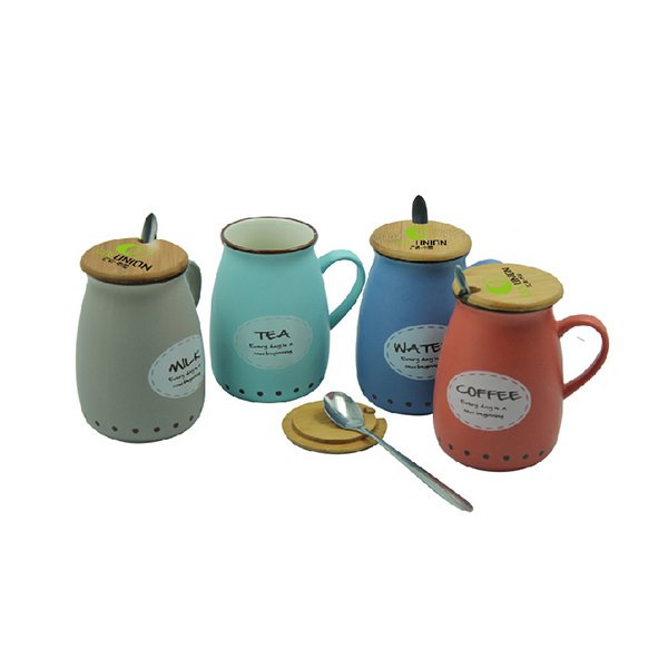 可愛牛奶陶瓷馬克杯