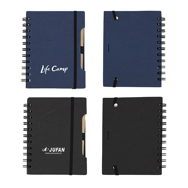 仿線縫環裝筆記本