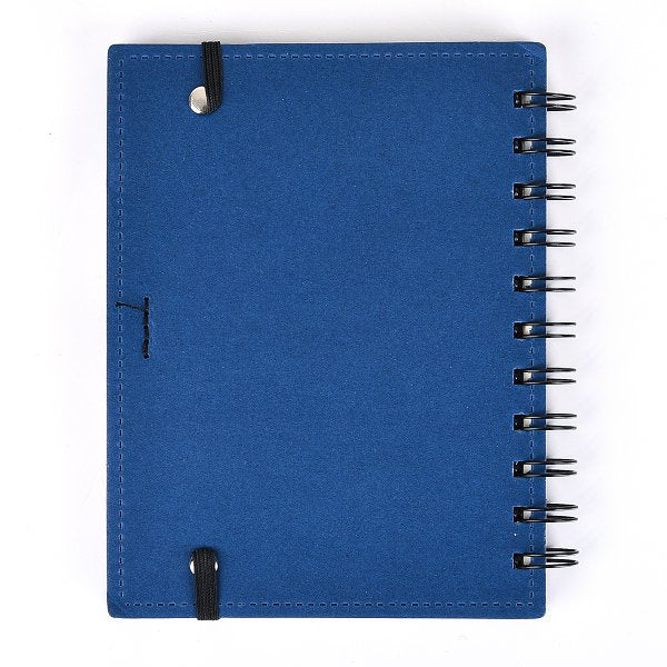 仿線縫環裝筆記本