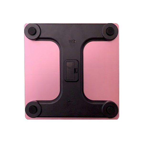 馬卡龍純色時尚玻璃體重機