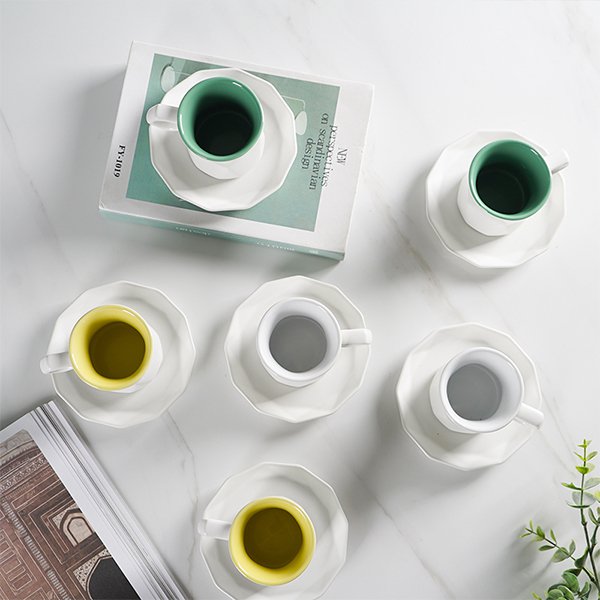 特殊杯型咖啡杯碟組