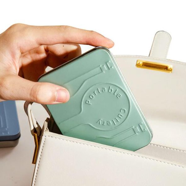 可折疊304不鏽鋼餐具組