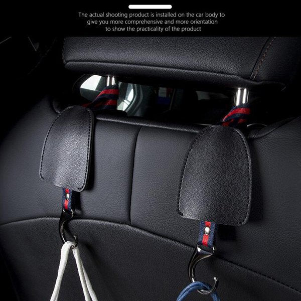 汽車後座椅背掛鉤-隱藏式汽車掛鉤-單色印刷