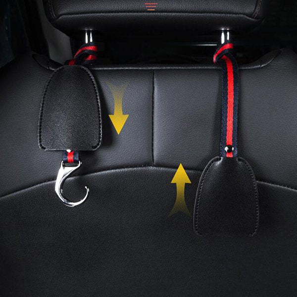 汽車後座椅背掛鉤-隱藏式汽車掛鉤-單色印刷