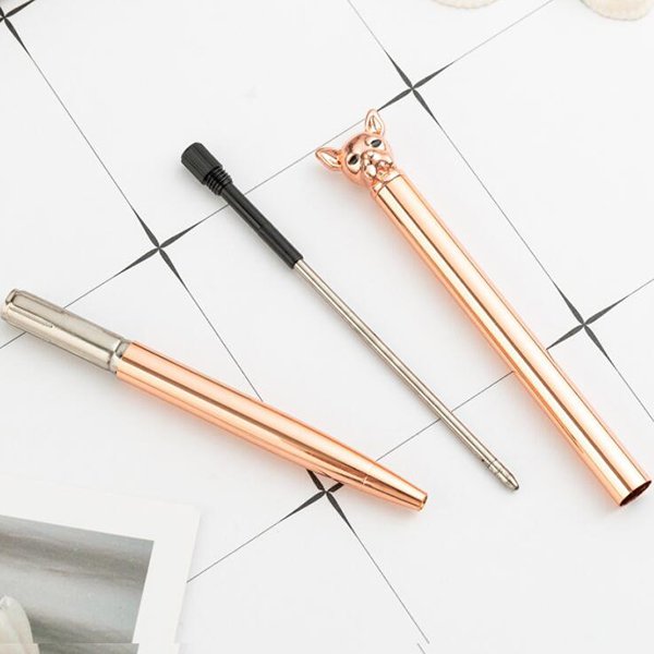 旋轉式沙皮狗金屬筆