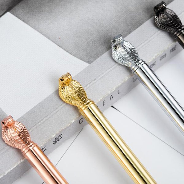 旋轉式眼鏡蛇金屬筆