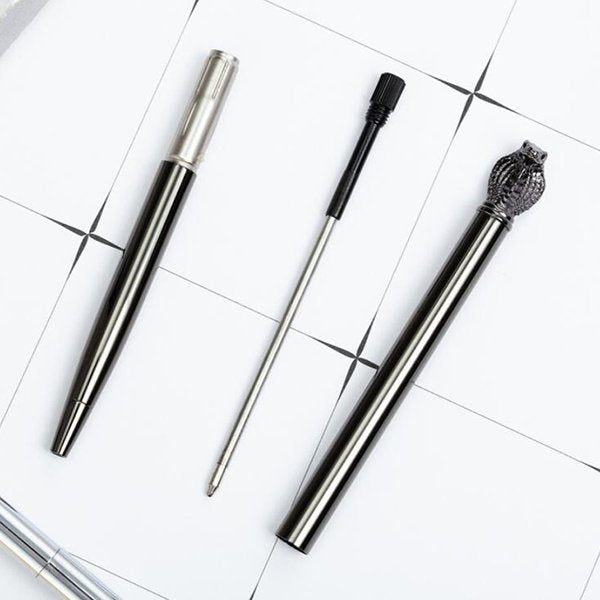 旋轉式眼鏡蛇金屬筆