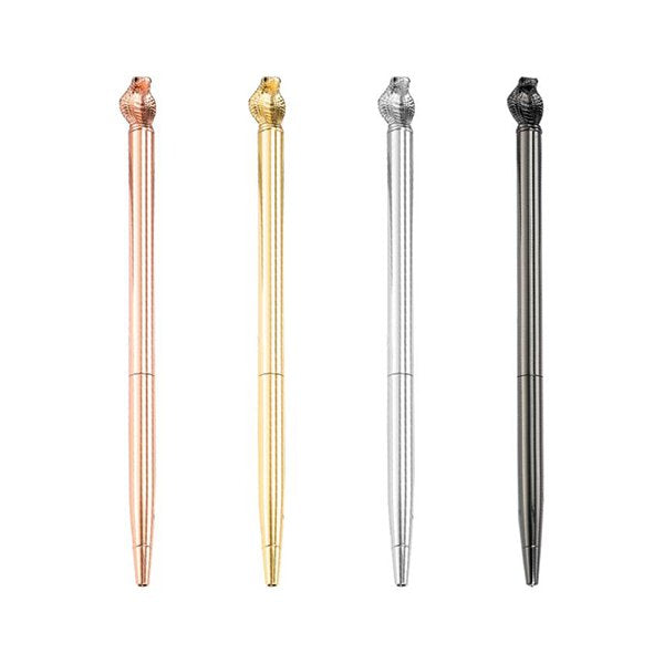 旋轉式眼鏡蛇金屬筆