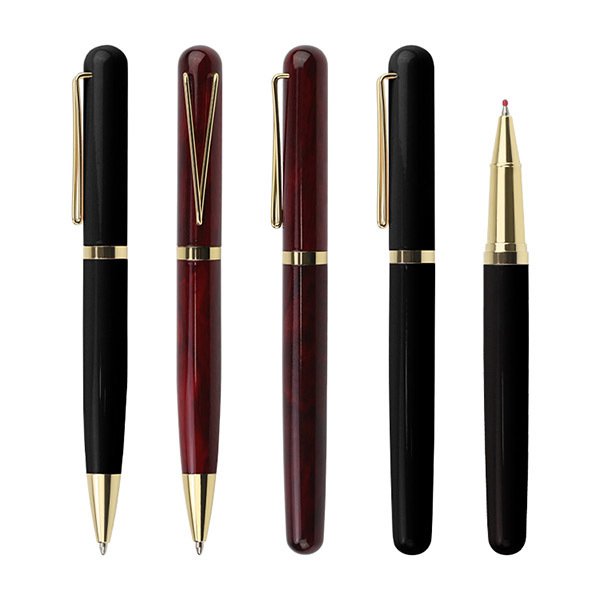 V型筆夾開蓋式金屬筆