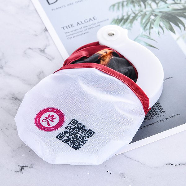 口袋摺疊廣告扇子附把手