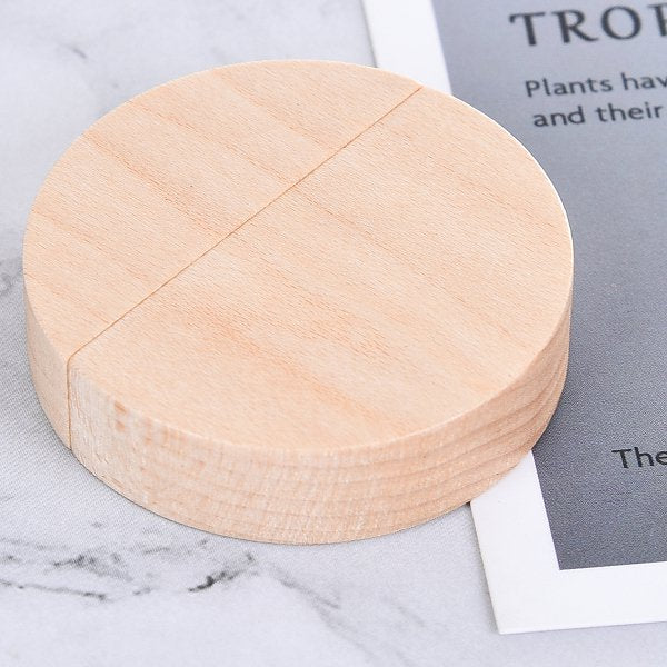 圓形造型木製隨身碟-16G可雷雕logo(同57EA-0076)