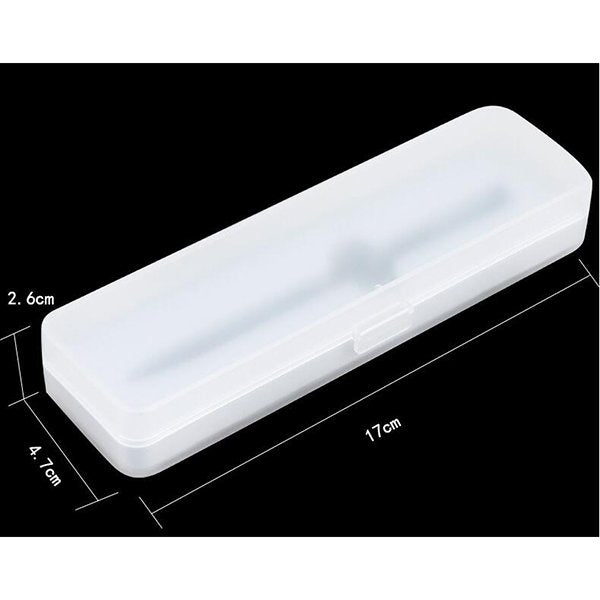 半透明PVC塑料四方筆盒