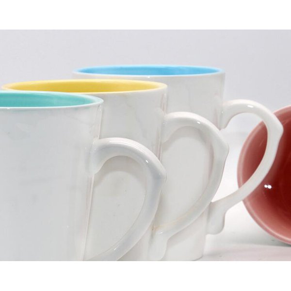 320ml倒椎形寬口內彩馬克杯