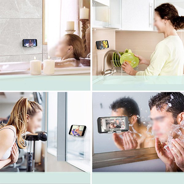 浴室防滑壁掛式手機架