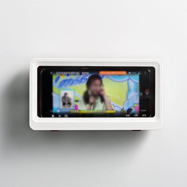 浴室防水壁掛式可滑手機架盒