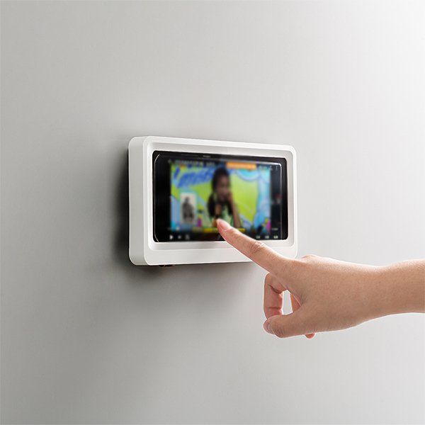 浴室防水壁掛式可滑手機架盒