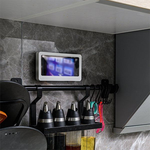 浴室防水壁掛式可滑手機架盒