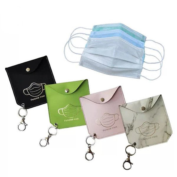 PU皮革口罩收納袋