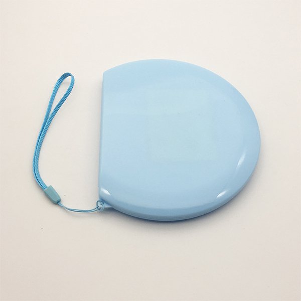 半圓附鏡子口罩收納盒