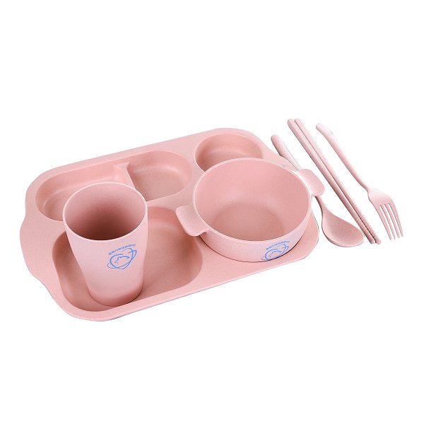 環保小麥6件餐具組