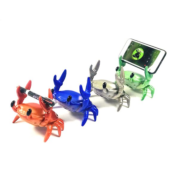螃蟹造型手機架藍芽喇叭