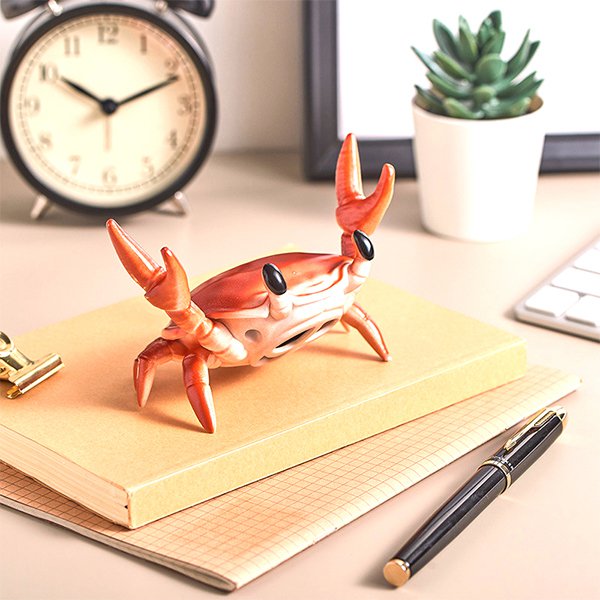 螃蟹造型手機架藍芽喇叭