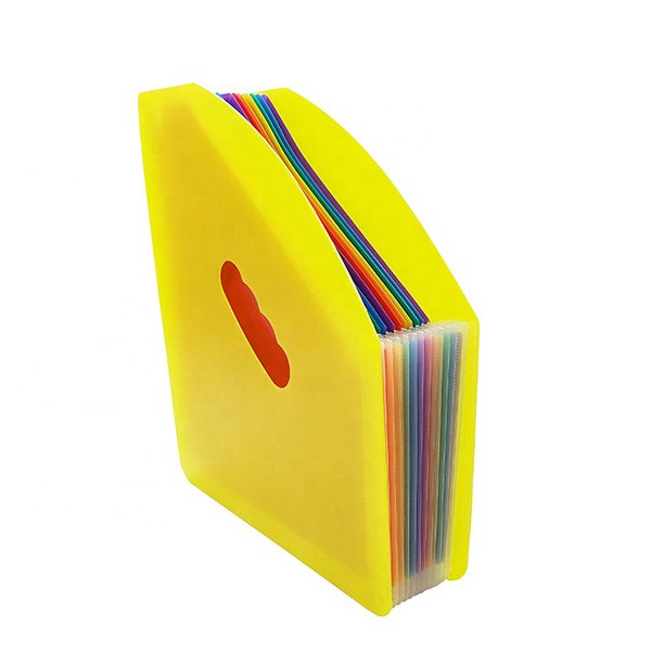彩色PP13格A4站立式風琴夾文件夾