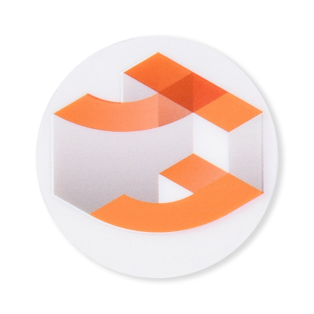 數位圓形透明貼紙