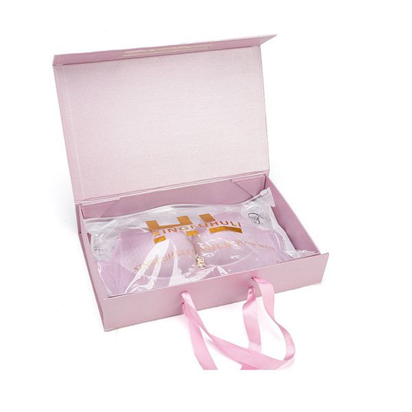 可摺疊磁吸式鍛帶提把禮品盒